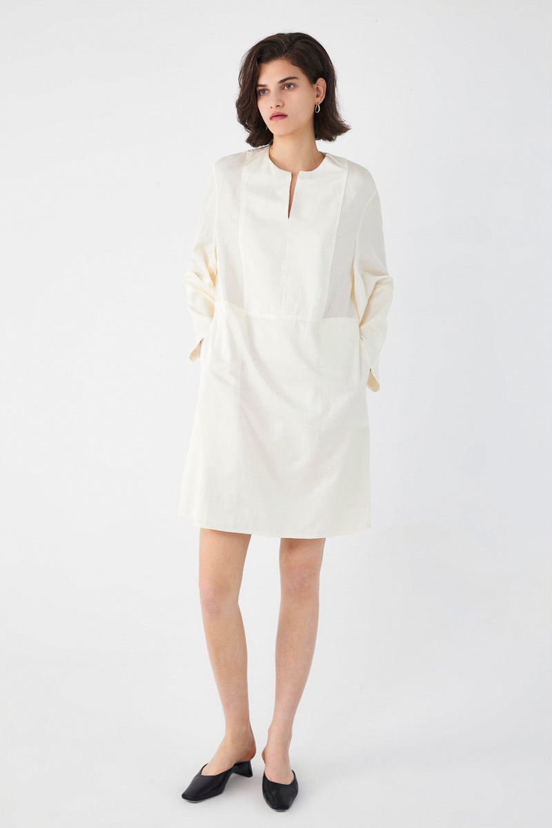 Delilah Soft Cotton Silk Dress