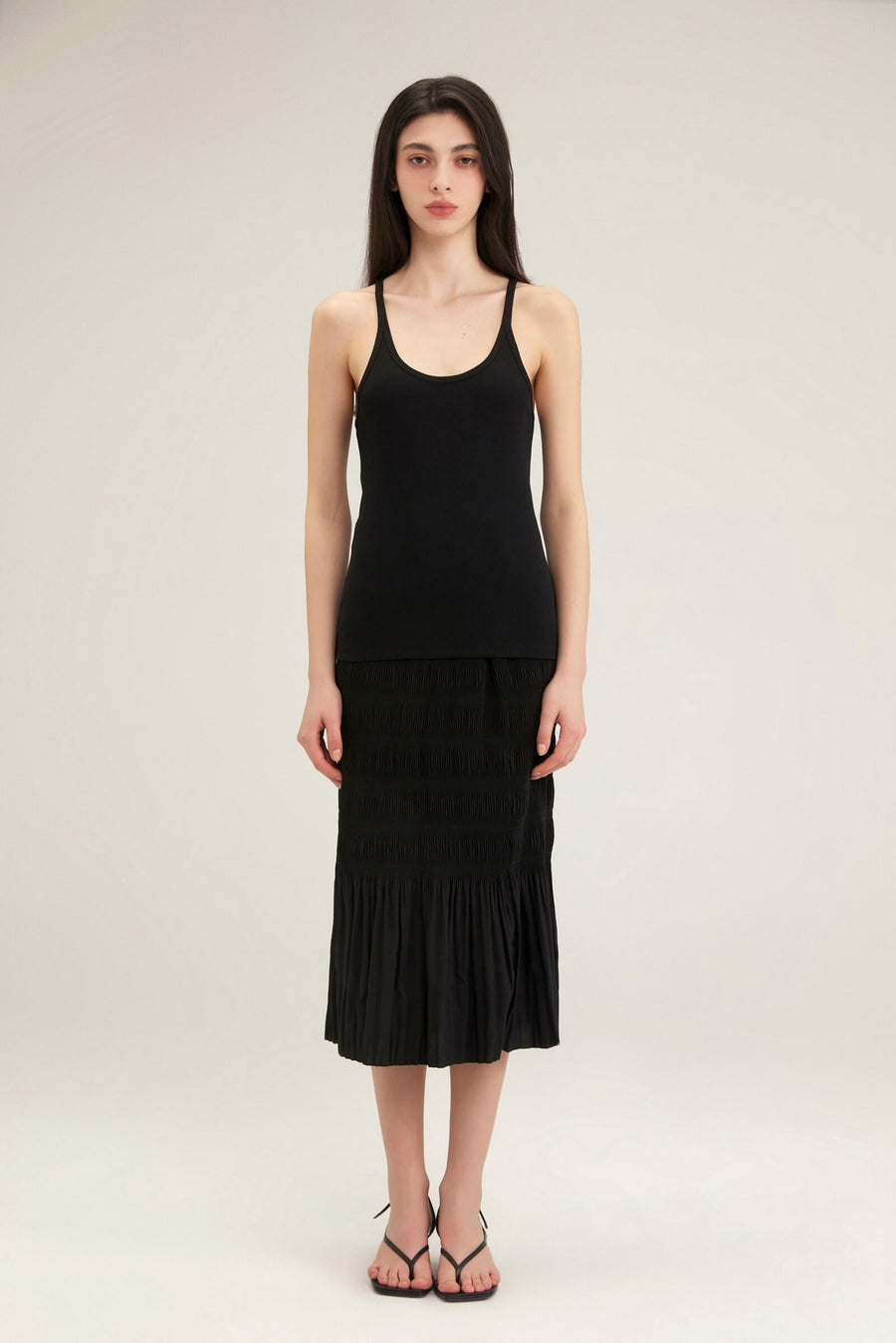 Jia Pleated Mermaid Skirt