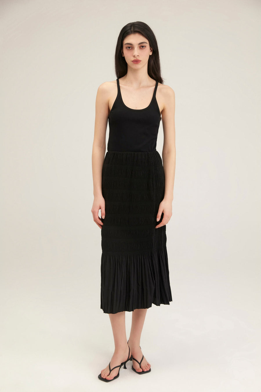 Jia Pleated Mermaid Skirt