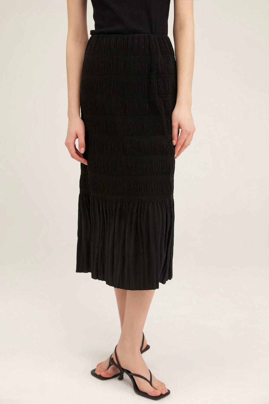 Jia Pleated Mermaid Skirt