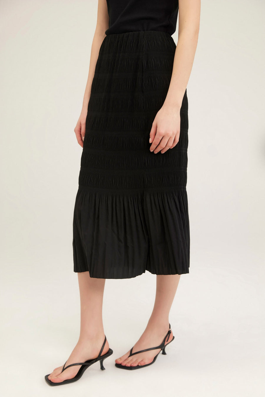 Jia Pleated Mermaid Skirt