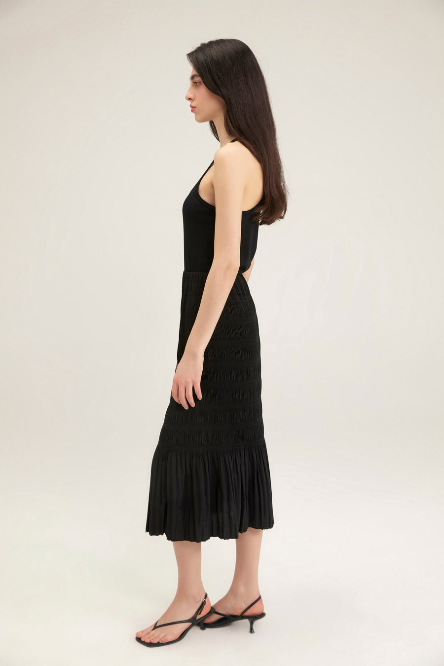 Jia Pleated Mermaid Skirt