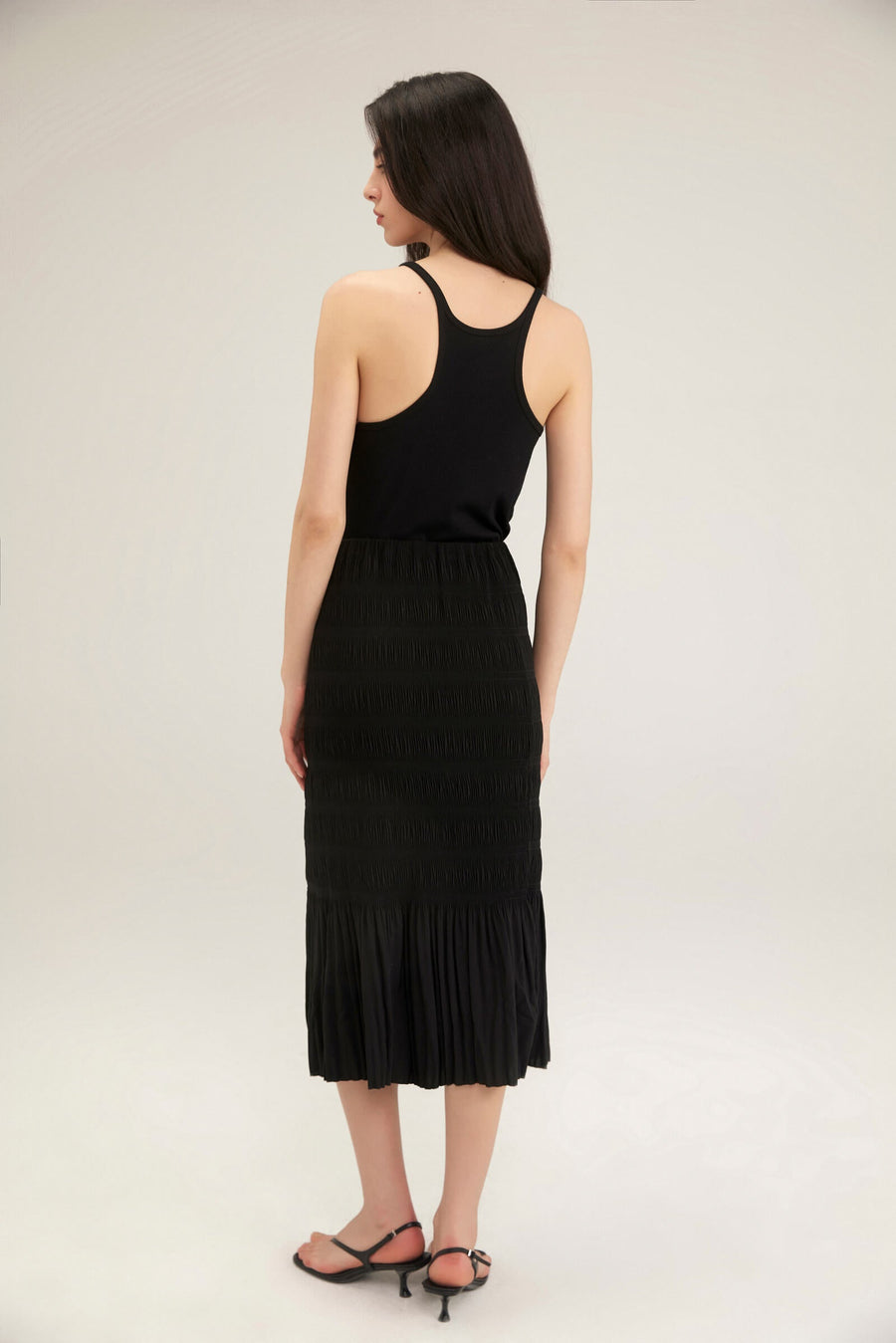 Jia Pleated Mermaid Skirt