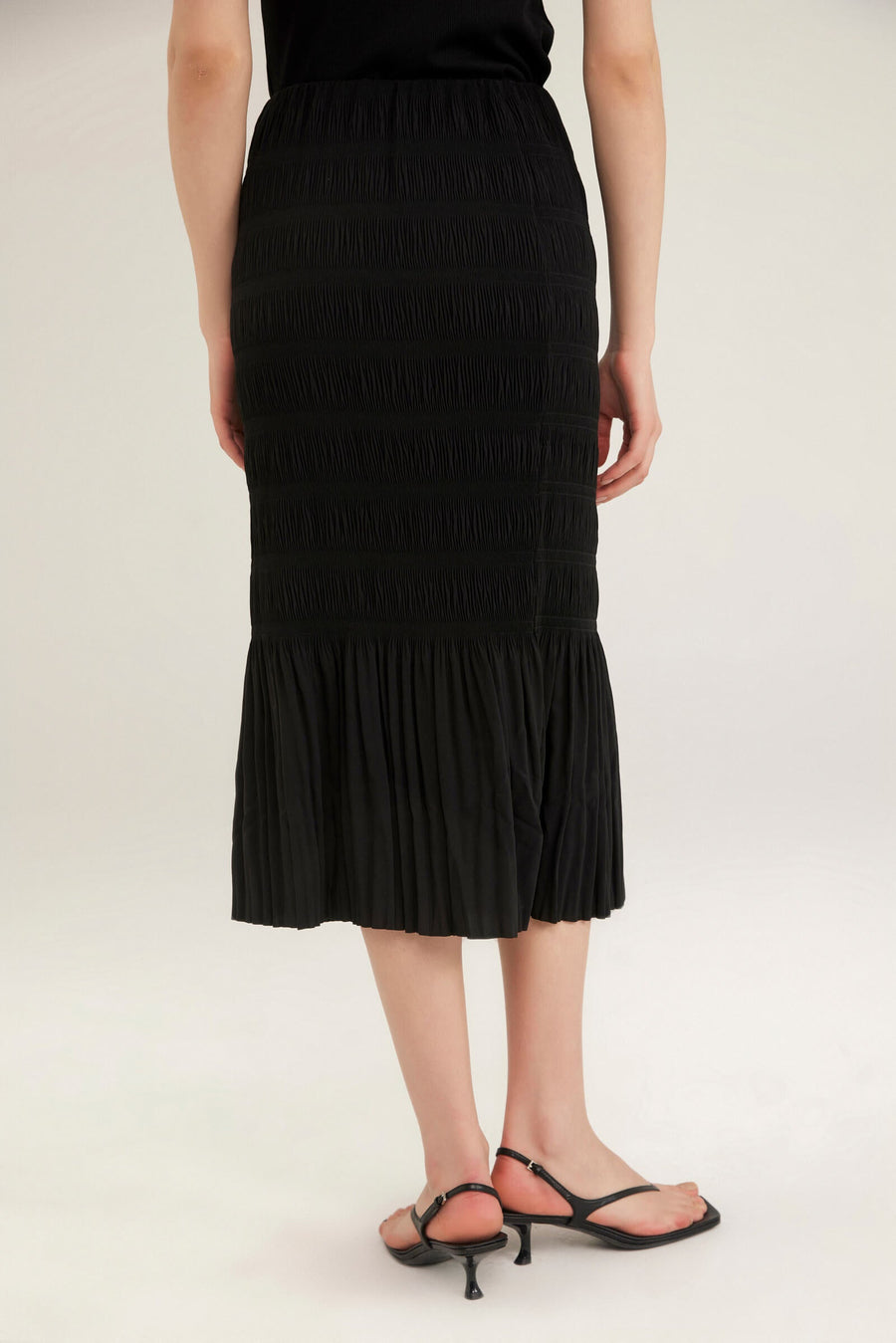 Jia Pleated Mermaid Skirt