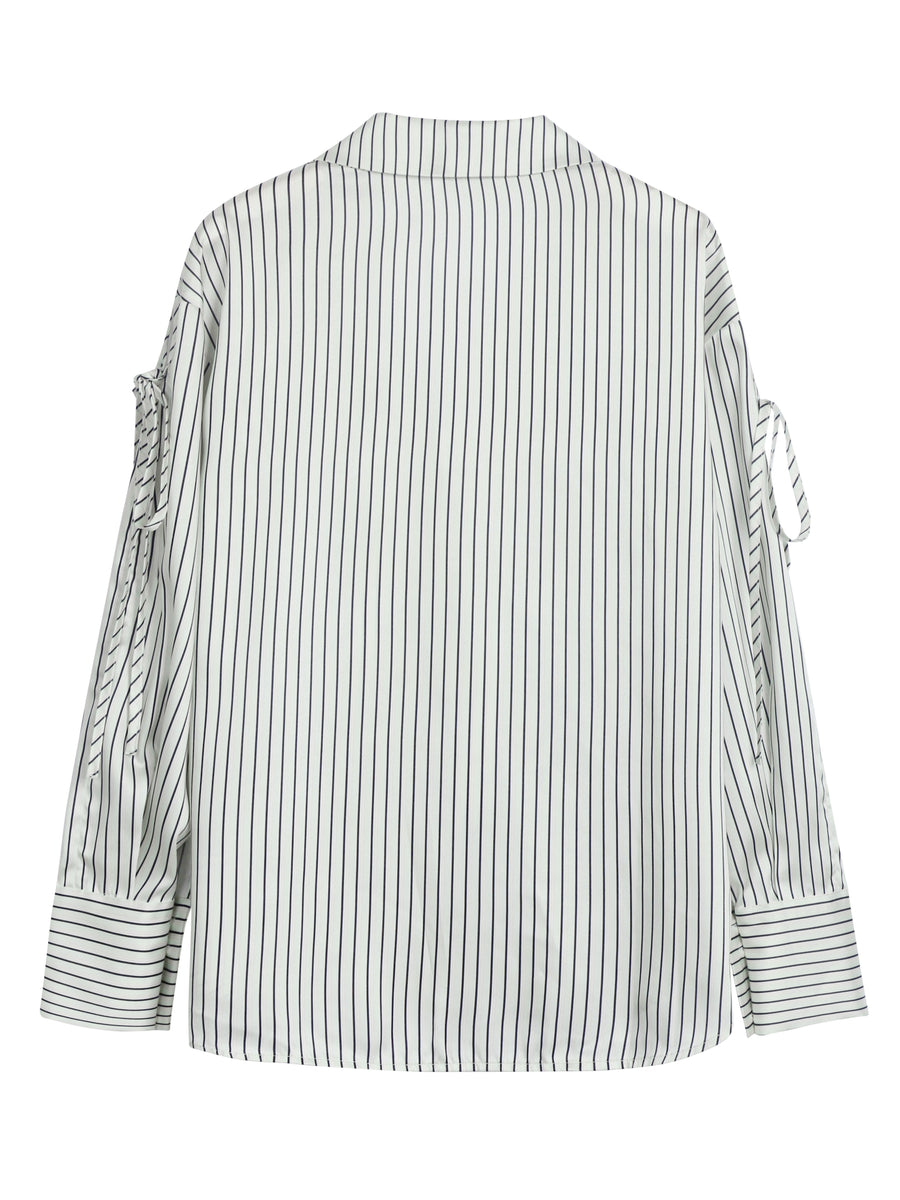 Asymmetrical Collar Shirt