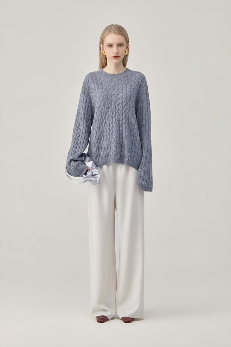 Cable-Knit Cashmere Sweater