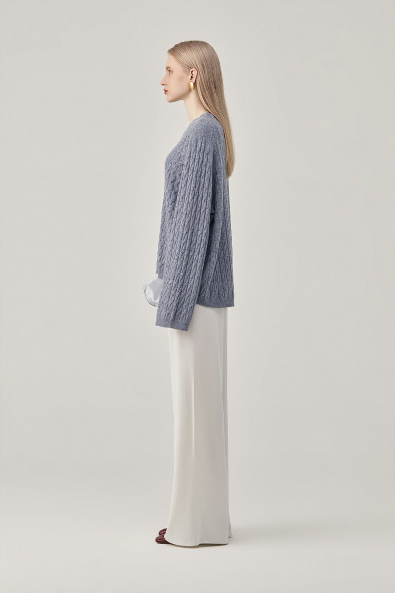 Cable-Knit Cashmere Sweater