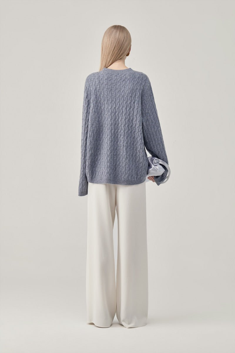 Cable-Knit Cashmere Sweater