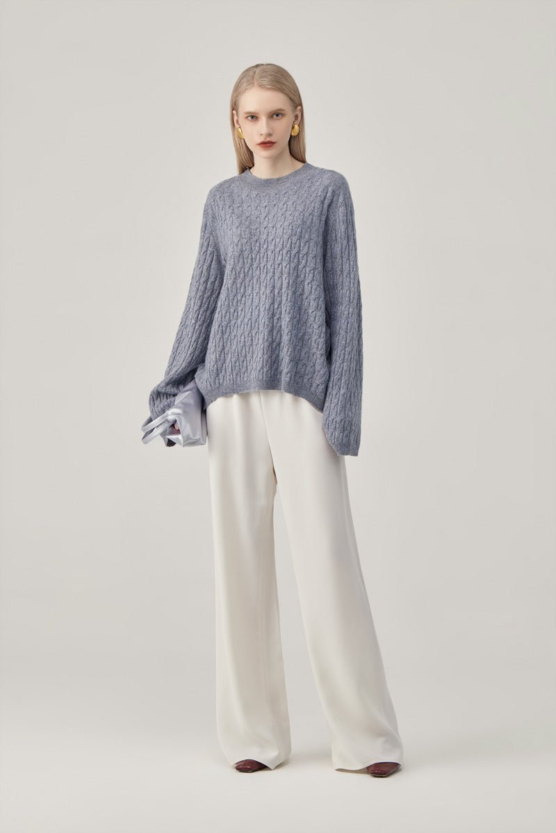 Cable-Knit Cashmere Sweater