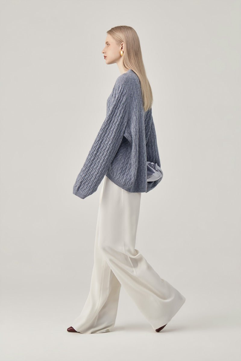 Cable-Knit Cashmere Sweater