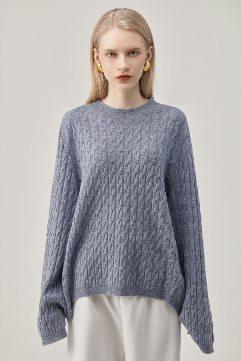 Cable-Knit Cashmere Sweater