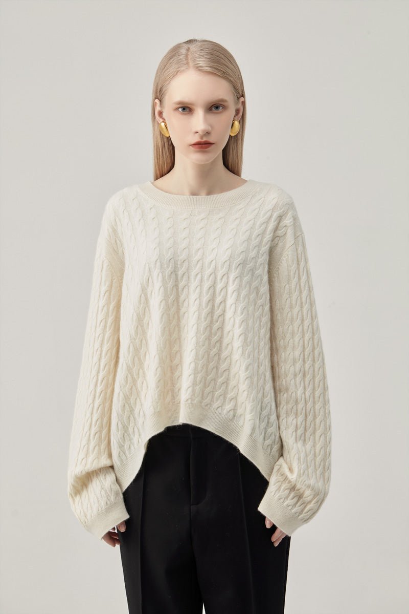 Cable-Knit Cashmere Sweater