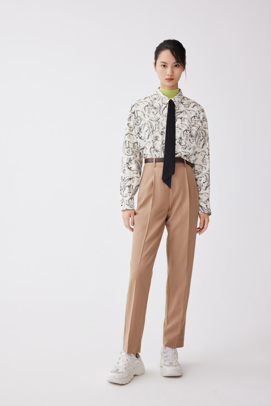 LILY business wool suit pants